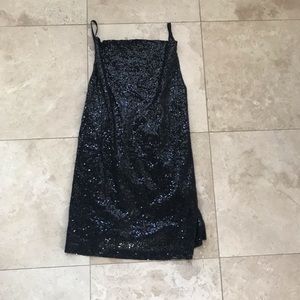 Lulus Black Sequin Dress